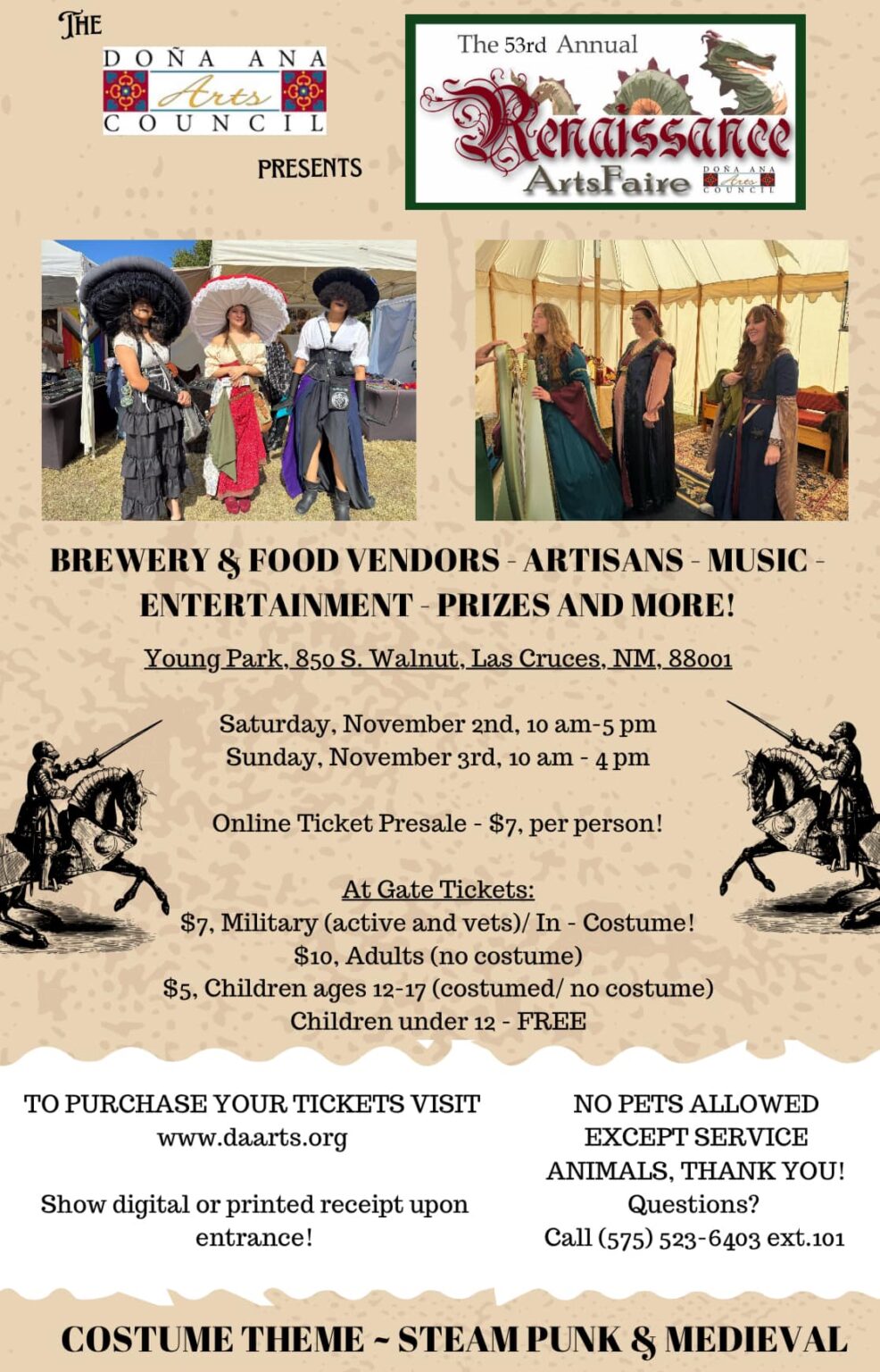 Renaissance Arts Fair 2024 Zia Country 99.5 Southern New Mexico's